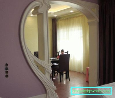 Лук између кухиње и дневног боравка Лук између кухиње и дневног боравка
