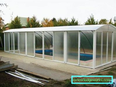 Како организовати базен у стакленику?