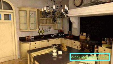 278-рустикална кухиња - 105 фотографија