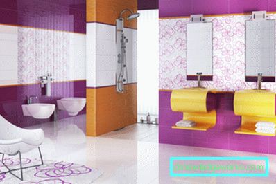 Лилац купаоница - 50 фотографија величанствено угодне боје у унутрашњости