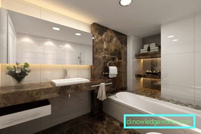 Стретцх строп у купатилу - 85 фотографија нових производа модерног дизајна