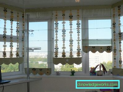 Кратке завјесе у унутрашњости