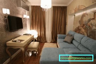 Дизајн дневне собе 15 квадратних метара - фотографија модерних интеријера соба