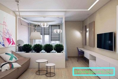 Спаваца соба дневни боравак дизајн 18 м² - 50 интеријера фотографије