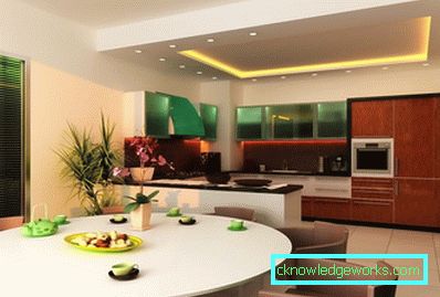 Дизајн кухиње и дневног боравка Дизајн кухиње и дневног боравка