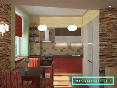 Дизајн кухиње и дневног боравка Дизајн кухиње и дневног боравка