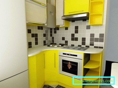 282-Кухињски дизајн са фрижидером
