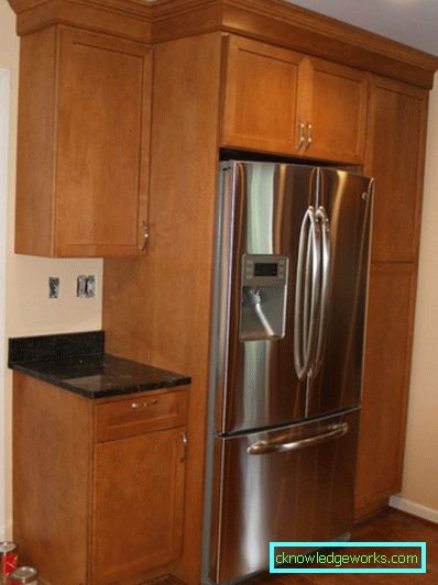 282-Кухињски дизајн са фрижидером