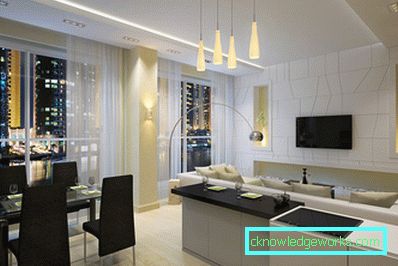Дизајн кухиње и дневног боравка Дизајн кухиње и дневног боравка