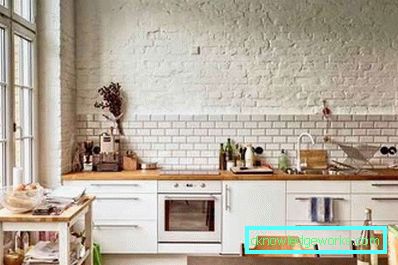 Дизајн кухињског зида - 50 фотографија интеријера