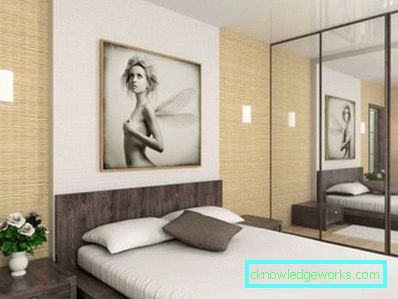 Унутрашњост мале спаваће собе од 10 квадратних метара - прави дизајн фотографије