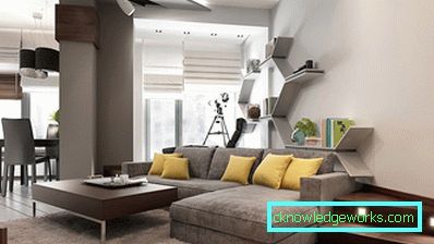 Суптилности дизајна кухиње-дневног боравка у стилу Суптилности дизајна кухиње-дневног боравка у стилу