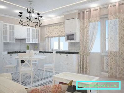 Кухиња дневни боравак 18 м2