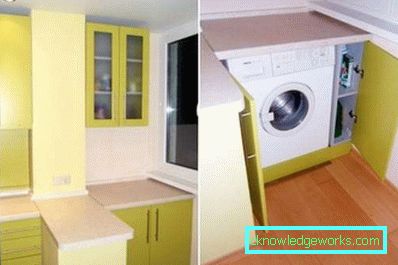 Кухиња на балкону или лођи