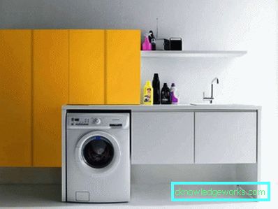 Кухиња са машином за прање веша - карактеристике