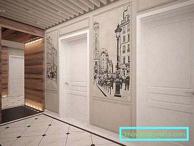 Дворана у стилу Провансе - фотографије дизајнерских идеја и дизајна интеријера