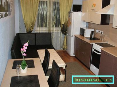 Склопиви кауч у кухињу Склопиви кауч у кухињу