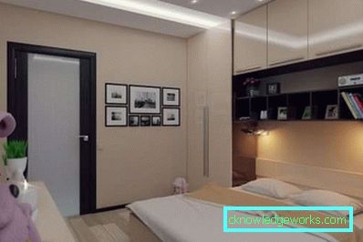 Дизајн праве спаваће собе 13 квадратних метара - унутрашње фотографије