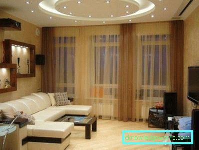 Реновирање дневног боравка - фотографије правог дизајна