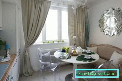 Завјесе за малу кухињу - декорација прозора у кухињи у модерном стилу